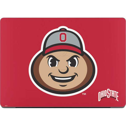 Ohio State University OSUBuckeyes Light Grey MacBook Pro 14in (2021-24) Skin