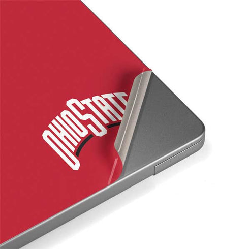 Ohio State University OSUBuckeyes Light Grey MacBook Pro 14in (2021-24) Skin