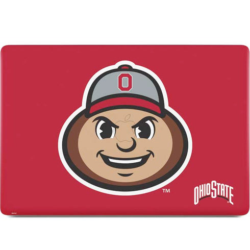 Ohio State University OSUBuckeyes Light Grey Apple MacBook Pro 15-inch Skin
