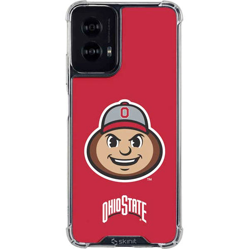 Ohio State University OSUBuckeyes Light Grey Moto G Power 5G (2024) Clear Case