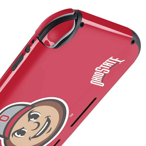 Ohio State University OSUBuckeyes Light Grey Nintendo Switch Lite Skin