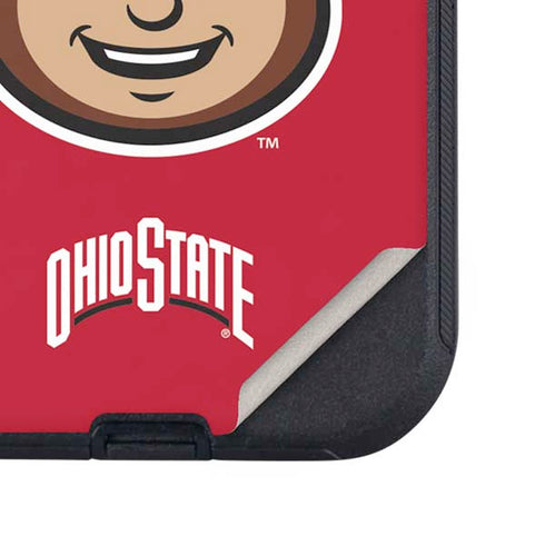 Ohio State University OSUBuckeyes Light Grey Otterbox Defender iPhone Skin