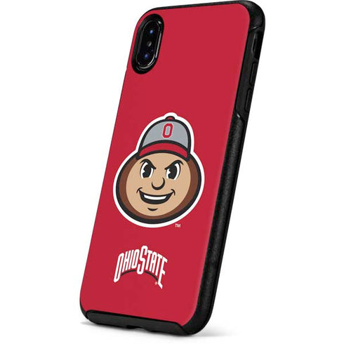 Ohio State University OSUBuckeyes Light Grey Otterbox Symmetry iPhone Skin