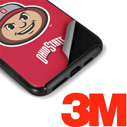 Ohio State University OSUBuckeyes Light Grey Otterbox Symmetry iPhone Skin