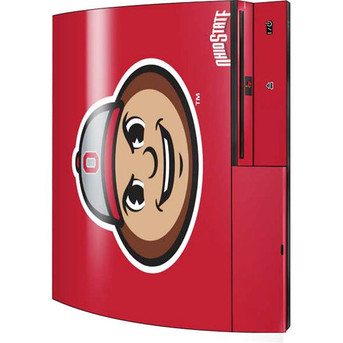 Ohio State University OSUBuckeyes Light Grey Playstation 3 & PS3 Skin