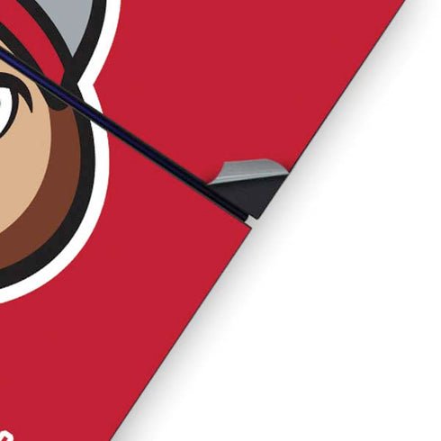 Ohio State University OSUBuckeyes Light Grey PS4 Console Skin