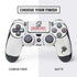 Ohio State University OSUBuckeyes Light Grey PS4 Controller Skin