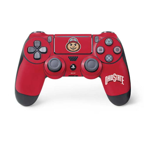 Ohio State University OSUBuckeyes Light Grey PS4 Pro/Slim Controller Skin