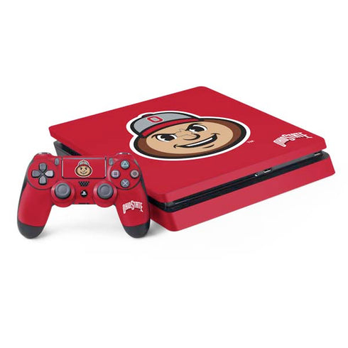 Ohio State University OSUBuckeyes Light Grey PlayStation PS4 Skins