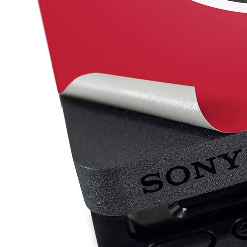 Ohio State University OSUBuckeyes Light Grey PS4 Slim Bundle Skin