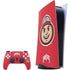 Ohio State University OSUBuckeyes Light Grey PS5 Digital Edition Bundle Skin