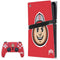 Ohio State University OSUBuckeyes Light Grey PS5 Pro Bundle Skin