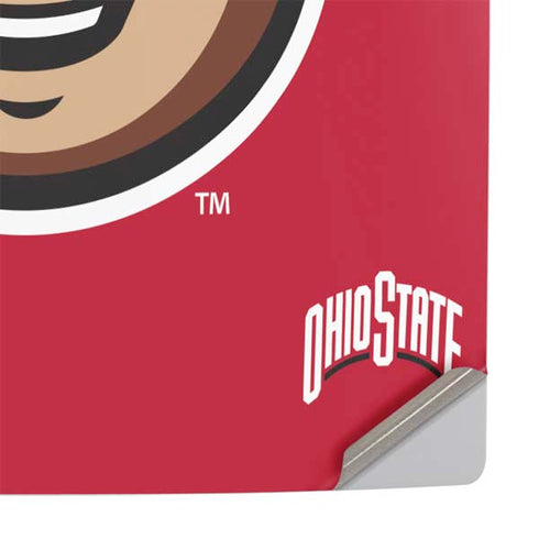 Ohio State University OSUBuckeyes Light Grey PS5 Pro Console Skin