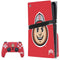 Ohio State University OSUBuckeyes Light Grey PS5 Pro Disk Bundle Skin