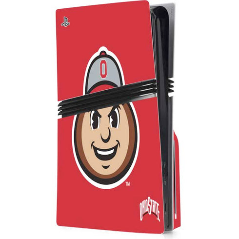 Ohio State University OSUBuckeyes Light Grey PlayStation PS5 Skins