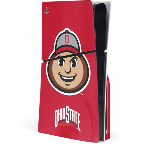 Ohio State University OSUBuckeyes Light Grey PlayStation PS5 Skins