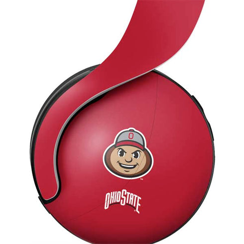 Ohio State University OSUBuckeyes Light Grey PULSE 3D Wireless Headset for PS5 Skin