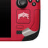 Ohio State University OSUBuckeyes Light Grey Steam Deck Handheld Gaming Computer Skin