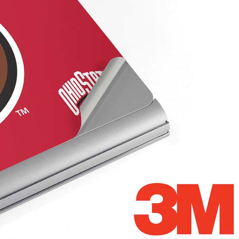 Ohio State University OSUBuckeyes Light Grey Surface Book 2 13.5in Skin