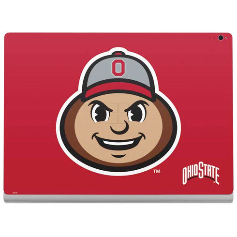 Ohio State University OSUBuckeyes Light Grey Surface Book 2 15in Skin