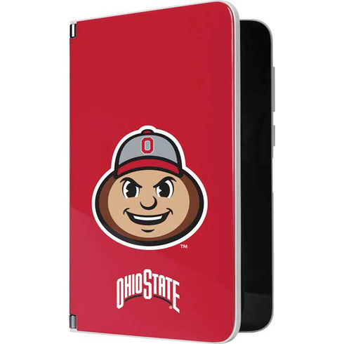 Ohio State University OSUBuckeyes Light Grey Surface Duo Skin
