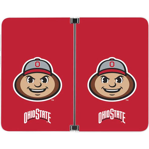 Ohio State University OSUBuckeyes Light Grey Surface Duo Skin