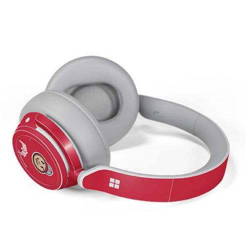 Ohio State University OSUBuckeyes Light Grey Surface Headphones Skin