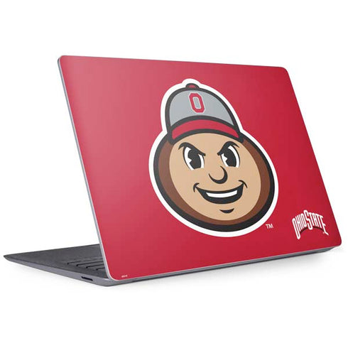 Ohio State University OSUBuckeyes Light Grey Surface Laptop 3 13.5in Skin