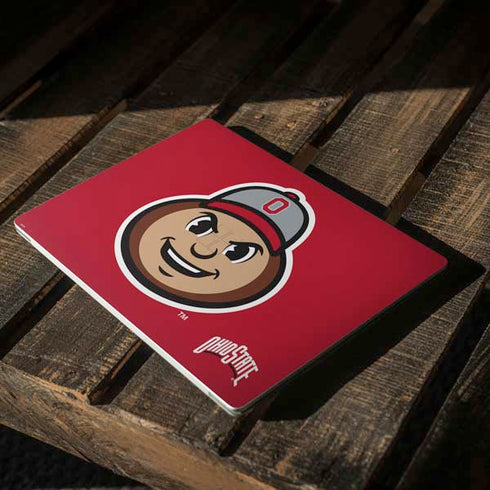 Ohio State University OSUBuckeyes Light Grey Surface Laptop 3 13.5in Skin