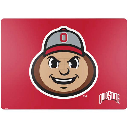 Ohio State University OSUBuckeyes Light Grey Surface Laptop 4 15in Skin