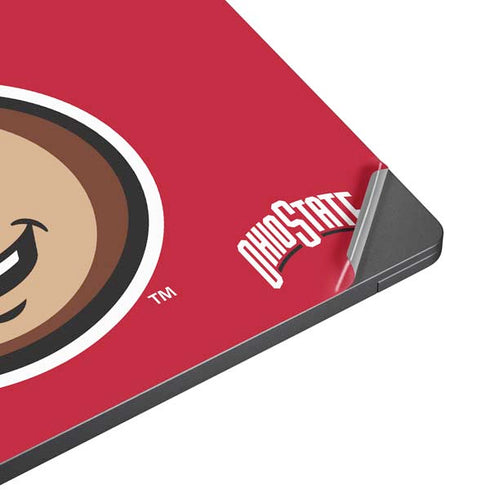 Ohio State University OSUBuckeyes Light Grey Surface Laptop 7 15in Skin