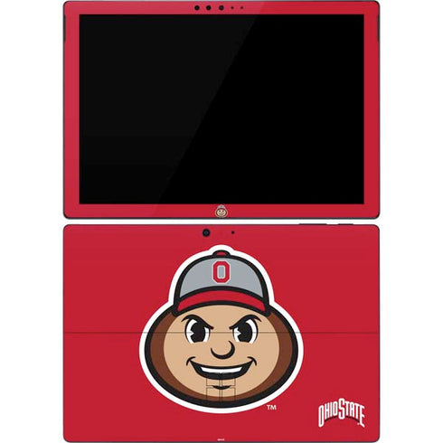 Ohio State University OSUBuckeyes Light Grey Surface Pro 7 Skin