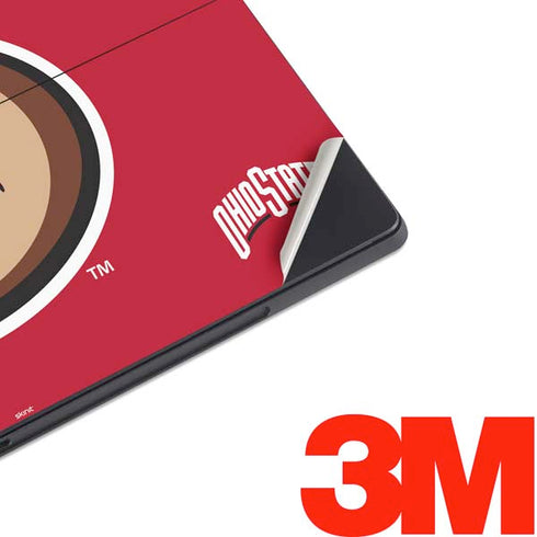 Ohio State University OSUBuckeyes Light Grey Surface Pro 7 Skin
