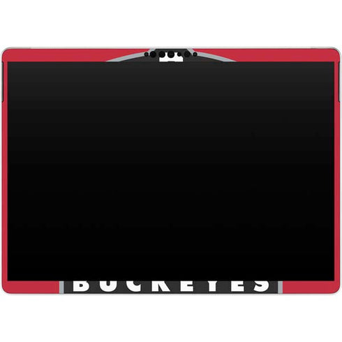 Ohio State University OSUBuckeyes Light Grey Surface Pro 8 Skin