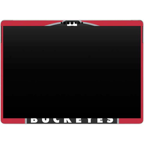 Ohio State University OSUBuckeyes Light Grey Surface Pro 9 Skin