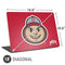 Ohio State University OSUBuckeyes Light Grey Universal Laptop 18in (14.6 x 10.6in) Skin