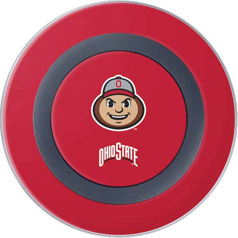 Ohio State University OSUBuckeyes Light Grey Wireless Charger Skin