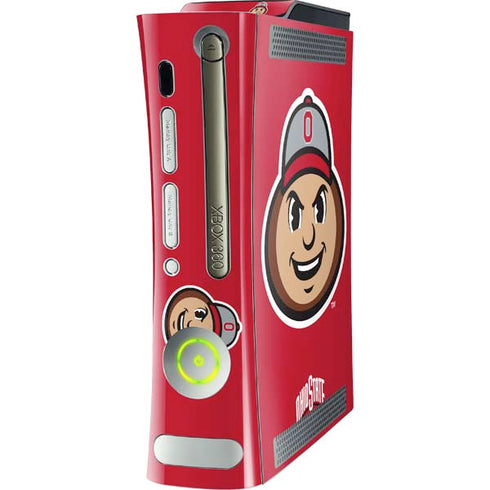 Ohio State University OSUBuckeyes Light Grey Xbox 360 (Includes HDD) Skin