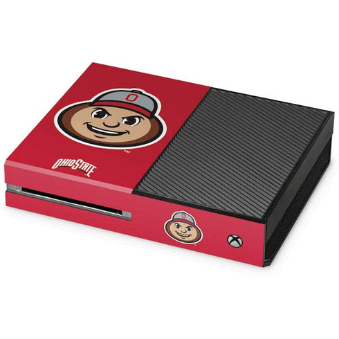 Ohio State University OSUBuckeyes Light Grey Xbox One Skins
