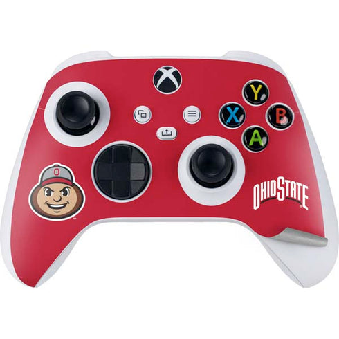 Ohio State University OSUBuckeyes Light Grey Xbox Series S Bundle Skin