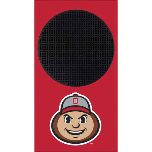 Ohio State University OSUBuckeyes Light Grey Xbox Series S Console Skin
