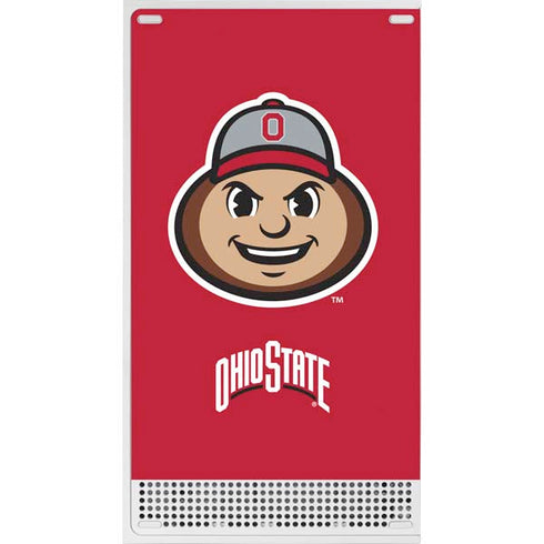 Ohio State University OSUBuckeyes Light Grey Xbox Series S Console Skin