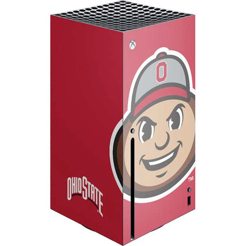 Ohio State University OSUBuckeyes Light Grey Xbox Series X Skins