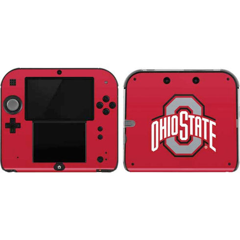 Ohio State University Buckeyes Red Logo Nintendo Skins