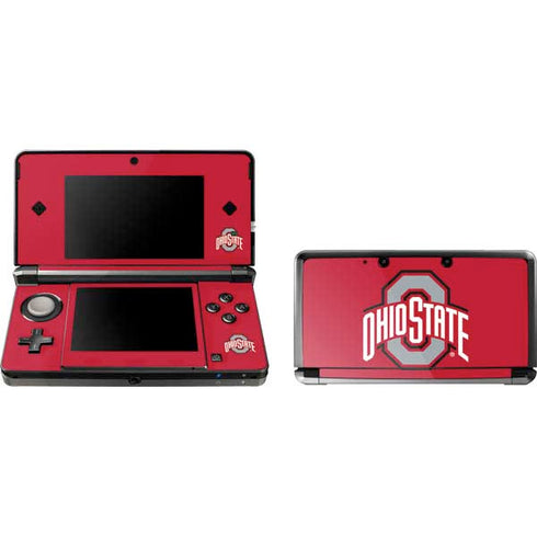 Ohio State University Buckeyes Red Logo Nintendo Skins
