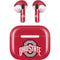 Ohio State University Buckeyes Red Logo Apple AirPods (3rd Gen 2021) Skin