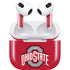 Ohio State University Buckeyes Red Logo Apple AirPods (3rd Gen 2021) Skin