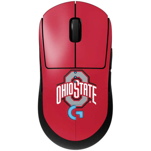 Ohio State University Buckeyes Red Logo G Pro Wireless Gaming Mouse Skin
