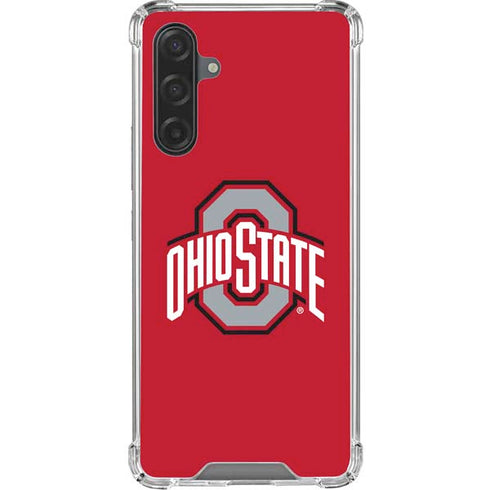 Ohio State University Buckeyes Red Logo Galaxy A17 Clear Case