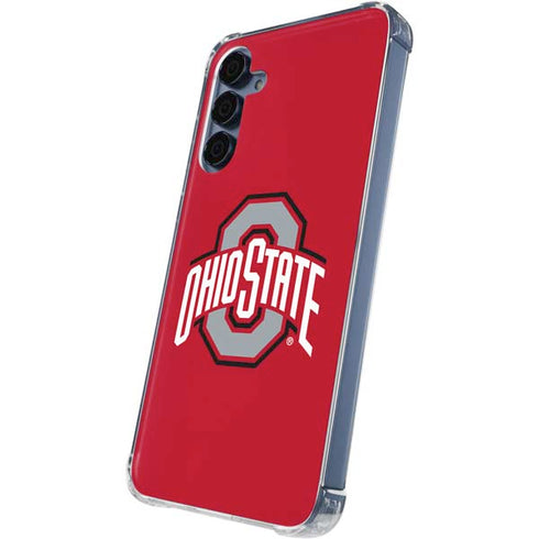 Ohio State University Buckeyes Red Logo Galaxy A55 5G Clear Case